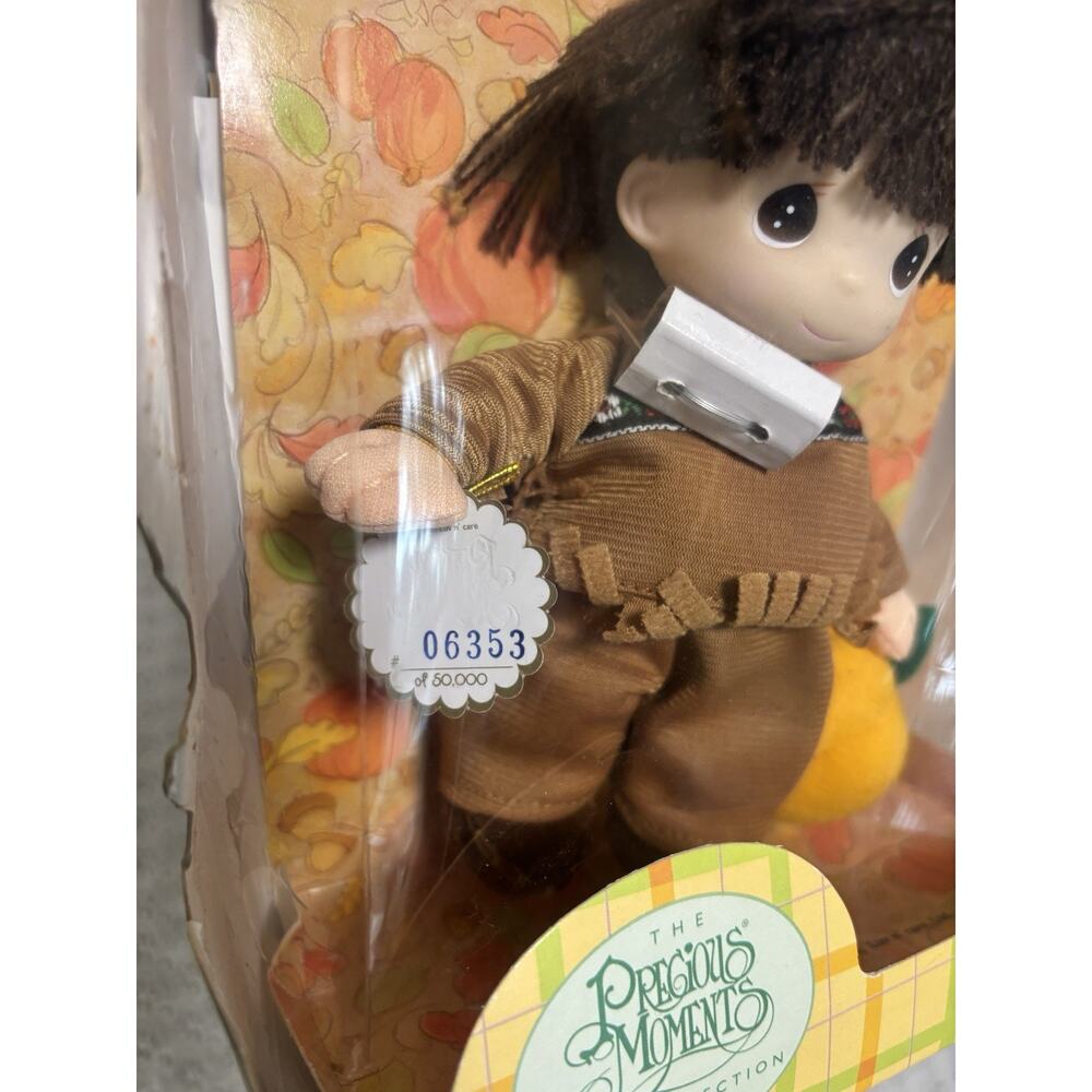 Precious Moments Luv n' Care Collection Numbered Plush Doll, NEW Fall Pumpkin - Picture 2 of 7